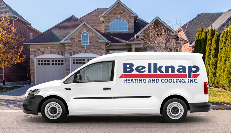 Belknap Heating and Cooling truck